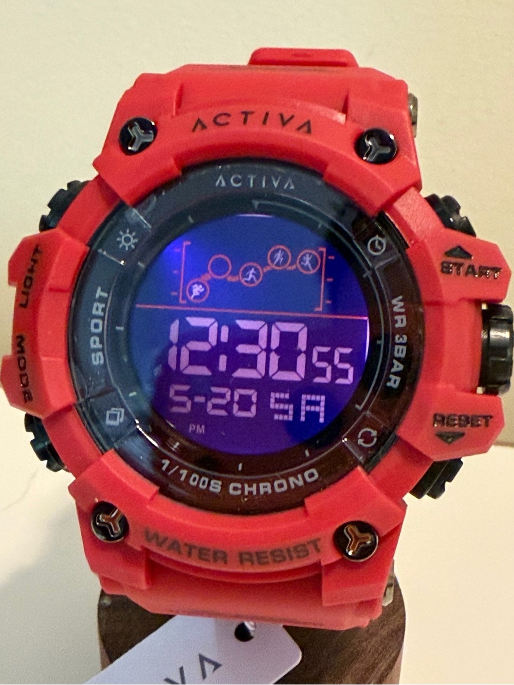 NEW Activa X Invicta Men’s Summit Watch – 50mm | Red & Black | New with Box